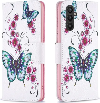 Produktbild von Für Samsung Galaxy A25 5G Kunst-Leder Book Handy Tasche Motiv 3 Hülle Etuis Schutz
