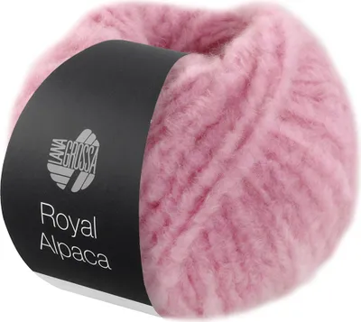Zdjęcie produktu dla Lana Grossa ROYAL ALPACA Włóczka z efektem objętości wykonana z najlepszych włókien alpaki Kolor 007 - różowy