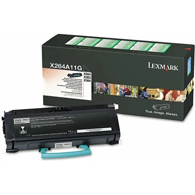 Image de Cartouche de toner Lexmark X264A11G prébate noir