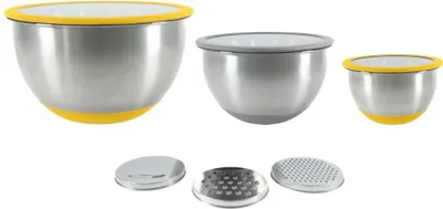 Obrázek produktu pro Pika | PKSET3B Sada 3 misek + 3 integrovaná struhadla
