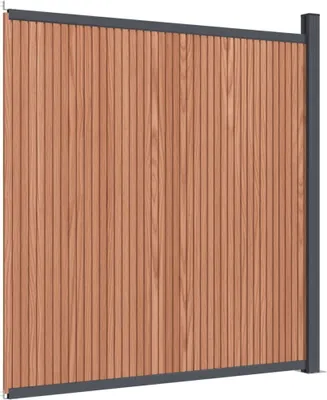 Produktbild von vidaXL Zaunelement Braun 173x186 cm WPC