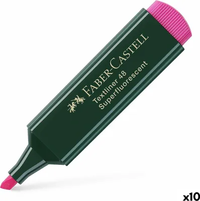 Produktbild von Faber-Castell TEXTLINER 48 Fuchsia Textmarker (10 Stück)