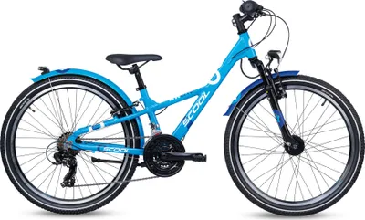 Produktbild von S'COOL XXlite 24 Zoll 21-Gang Shimano Grey/Blue | Kinderfahrrad | Jugendfahrrad | 24 Zoll | leichtes Fahrrad | 21 Gang