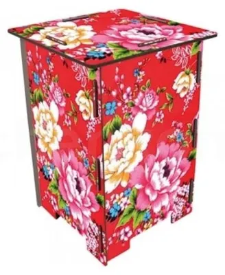 Immagine prodotto di Sgabello fotografico Werkhaus SH8103 fiori colorati