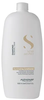 Produktbild von Alfaparf Milano - Semi Di Lino Diamond llluminating Conditioner - Aufhellende Pflegespülung für normales Haar 1000ml