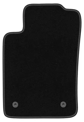 Produktbild von Fahrermatte Automatte Velours Schwarz für Peugeot 405 1987-1996