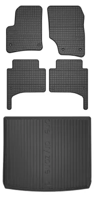 Obrázok produktu pre Gumové autokoberce SolidPRO + vaňa kufra DryZone pre: Volkswagen Touareg I 2002-2010 SUV 5 ks
