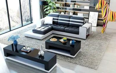 Produktbild von Wohnlandschaft Ecksofa L Form Designer Sofa