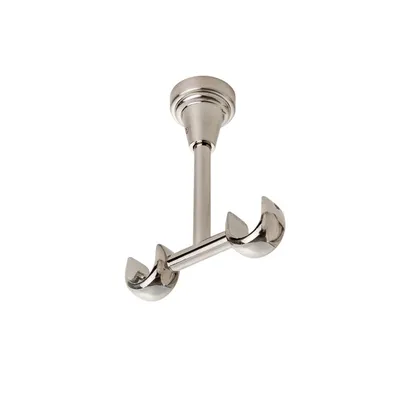 Immagine prodotto di Staffa a soffitto MDEKOR Staffa a soffitto a 2 lunghezze in acciaio inox con piastra di montaggio in metallo per bastoni per tende Interasse 19 mm accorciabile