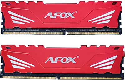 Image de Mémoire AFOX GAMING DDR4 2 x 16 Go 3 200 MHz CL16 XMP2 rouge