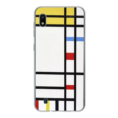 Produktbild von MuchoWow® Handyhülle Schutzhülle Hülle für Samsung Galaxy A10 Place De La Concorde - Piet Mondrian Silikon Softcase Handy Hülle - Schutzhülle