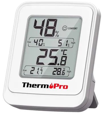 Obrázok produktu pre ThermoPro Digitálny vlhkomer do terária s ukazovateľom komfortu