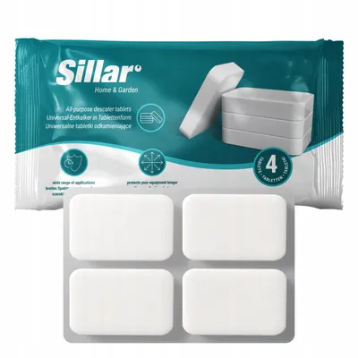 Produktbild von Sillar Entkalkungstabletten 4X | Espressomaschine, Wasserkocher, Waschmaschine, Geschirrspüler
