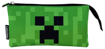 Produktbild von Manenti Face Minecraft 1 Dreifach-federmäppchen    One Size