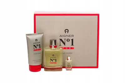 Produktbild von Aigner Nr 1 Sport Set EdT Eau de Toilette 100ml Duschgel 150 ml +Miniatur