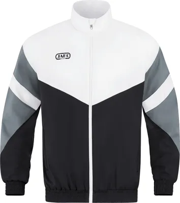 Produktbild von Jako Retro Präsentationsjacke Herren - Schwarz / Weiß / Steingrau