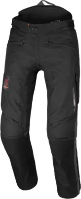 Image de Macna Novado 2.0 NightEye pantalon textile imperméable pour moto, noir, short XL