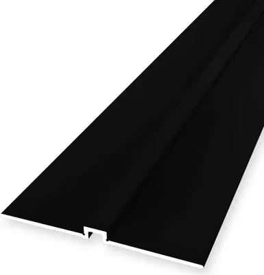 Produktbild von Wandprofil 4 x 4 x 2700 mm Einfasshöhe 2 mm Tapetenprofil Aluminium Glatt Ungebohrt Schwarz Küberit