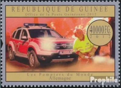 Produktbild von Briefmarken Guinea 2012 Mi 9561 (kompl. Ausgabe) postfrisch Feuerwehr Deutschland