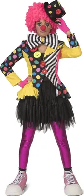 Produktbild von Mehrfarbige Clownjacke für Damen M / L