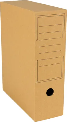 Produktbild von 2560 x Archiv-Ablageboxen Archivschachteln mit Beschriftungsfeldern 10cm