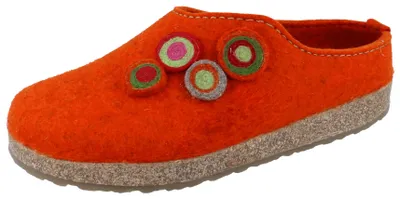 Zdjęcie produktu dla Haflinger kapcie damskie Grizzly Kanon 731023 , Rozmiar:37 EU, Kolor:Czerwony