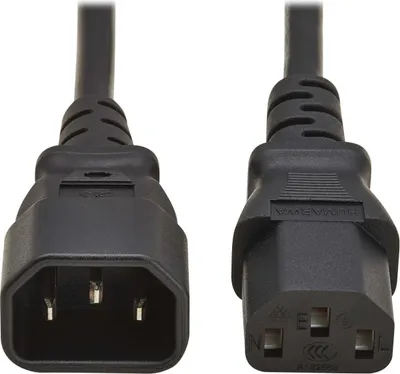 Image de Eaton P004-01M-EU câble électrique Noir 1 m IEC C13 IEC C14
