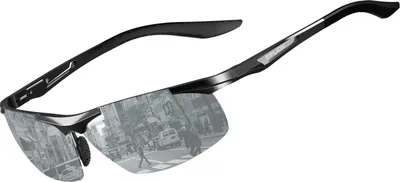 Produktbild von SIPLION Herren Sportbrille Polarisiert Al-Mg Metallrahmen UV400 CAT 3 CE