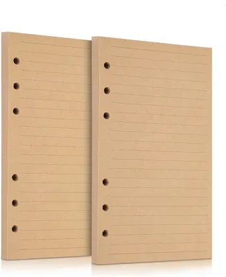 Produktbild von A5 Nachfüllpapier 160 Blätter, 320 Seiten liniert, 6 Löcher, 21 x 14,2 cm, für Notizbuch