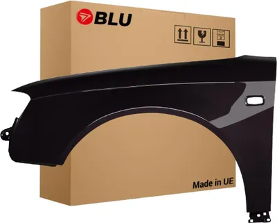 Immagine prodotto di BLU Parafango compatibile con Audi A4 B7 LZ9X Sinistra Schwarz CherrySchwarz | 2004-2008 | Anteriore | Verniciato | Pronto per il montaggio | Zincato