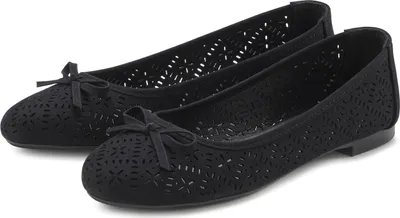 Produktbild von LASCANA Ballerina Slip-On-Sneaker, Freizeitschuh, Slipper, Halbschuh, schwarz Größe 42