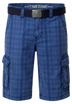 Produktbild von Timezone Sommer Shorts Gürtel Verdeckter Reißverschluss Beintaschen Größe: 33W