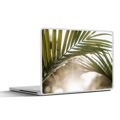 Produktbild von MuchoWow® Laptop Aufkleber Sticker Cover Palme - Palmenblatt - Sonne - Sommer 40x30 cm - Laptop Dekoration - Selbstklebend