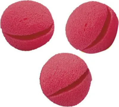 Produktbild von 4 rote Schaumstoff Clowns Nasen 5,5cm