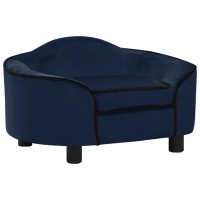 Produktbild von Hundesofa Blau 67x47x36 cm Plüsch