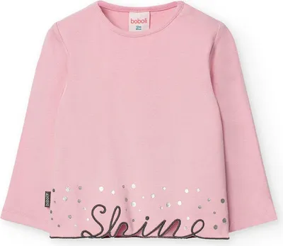 Produktbild von Boboli Knit Langarm-t-shirt Rosa 12 Months Rosa 12 Months