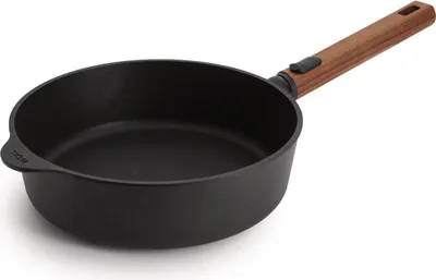 Obrázok produktu pre Woll "ECO Logic QXR" panvica na dusenie/panvica s vysokým povrchom, Ø 24 cm, s odnímateľnou drevenou rukoväťou (-FREE) - vhodná na indukciu