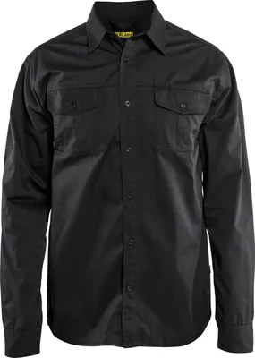 Produktbild von Blakläder Langarmhemd 3298 1190 in div. Farben, Farbe:schwarz, Größe:3XL