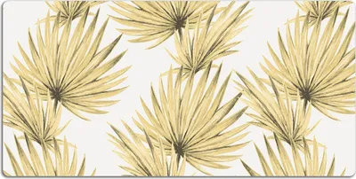 Produktbild von Schreibtischmatte Tischunterlage 100x50 cm Mauspad - Tropische Blätter