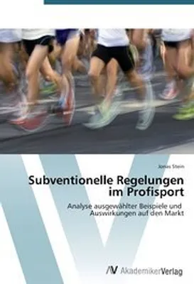 Produktbild von Subventionelle Regelungen im Profisport