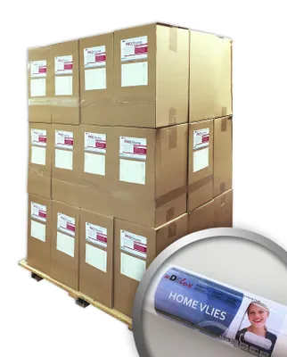 Produktbild von HomeVlies 120 g glatte überstreichbare Vliestapete Malervlies weiß 288 Rollen