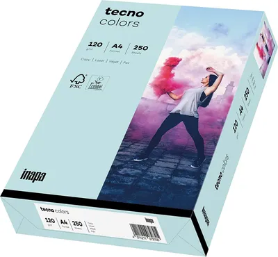 Obrázek produktu pro tecno multifunkční papír barvy A4 120 g/m2 světle modrý 250 listů