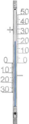 Obrázok produktu pre TFA-Dostmann 12.5011, Vonkajší, °C, -30 - 50 °C, Strieborná, Kov, okno