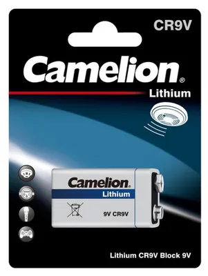 Produktbild von Camelion 10 Jahres Batterie für Rauchmelder Lithium CR9V