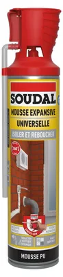 Image de Mousse Isolante Soudal 500ml Isolation Thermique Et Acoustique Polyvalente - Soudal
