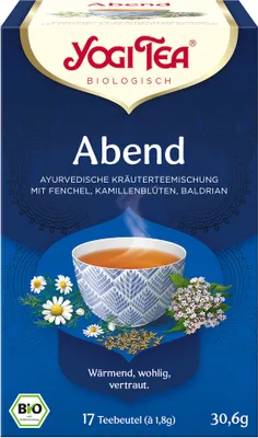 Obrázek produktu pro Yogi Tea Evening Tea Organic Filtrační sáček 17X1,8 g