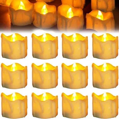 Obrázok produktu pre Bezzápalné LED sviečky s časovačom na Vianoce a Halloween
