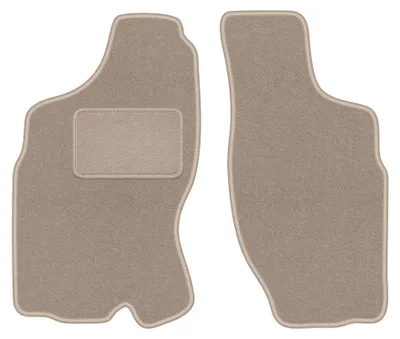 Productafbeelding van Velours voormatten voor Nissan Terrano II 1993-2005 (SUV) – 2-delig, beige, op maat – Wielganizator LUX