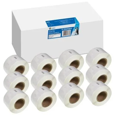Productafbeelding van G&G 19330 G&G Etiketten 12 x 130 Stück für DYMO 99010/ S0722370
