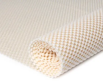 Immagine prodotto di Tappetino antiscivolo 100 x 150 cm, beige, in PVC, base antiscivolo, multiuso